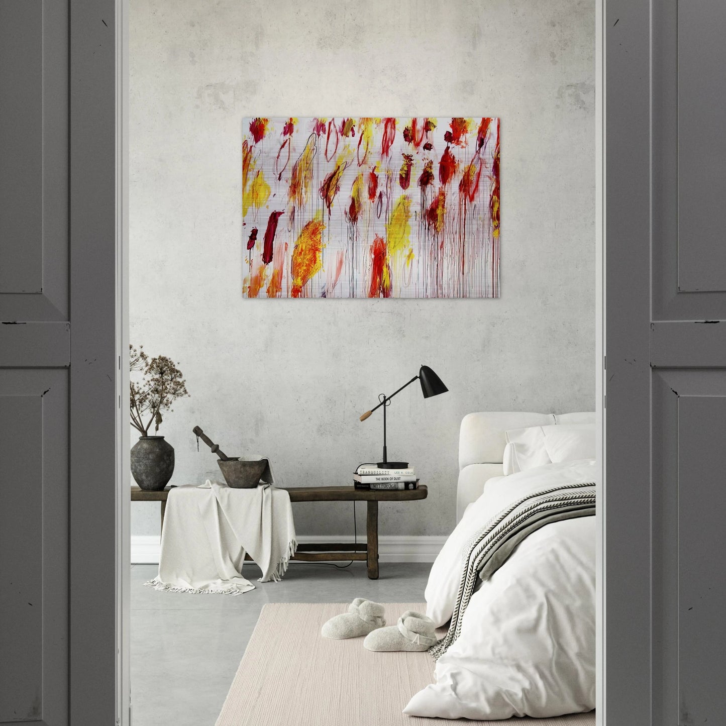 Lepanto, Part IV - Cy Twombly Brushed Aluminum Print - 70x100 cm / 28x40 inches | Cy Twombly Aluminum Print | Cy Twombly Prints