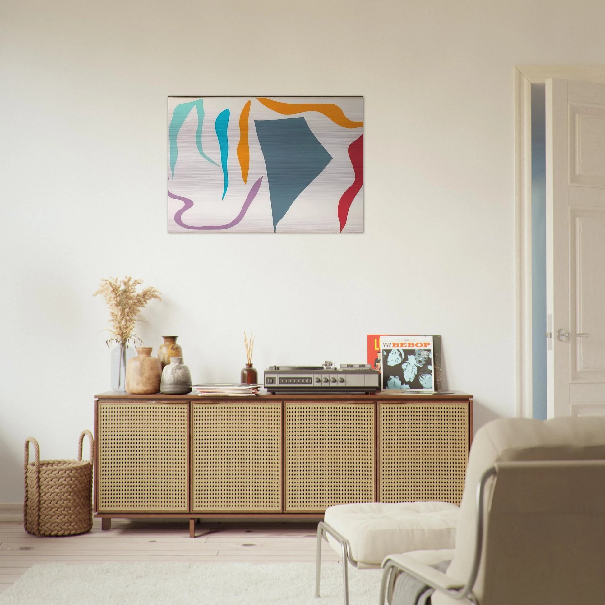 Untitled - 1980 - Ray Parker Brushed Aluminum Print - 70x100 cm / 28x40 inches | Ray Parker Aluminum Print | Ray Parker Prints