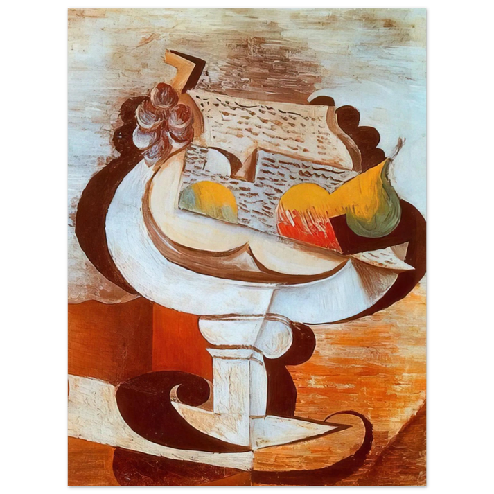 Pablo Picasso - Fruit dish  75x100 cm / 30x40inches Fine Art Poster