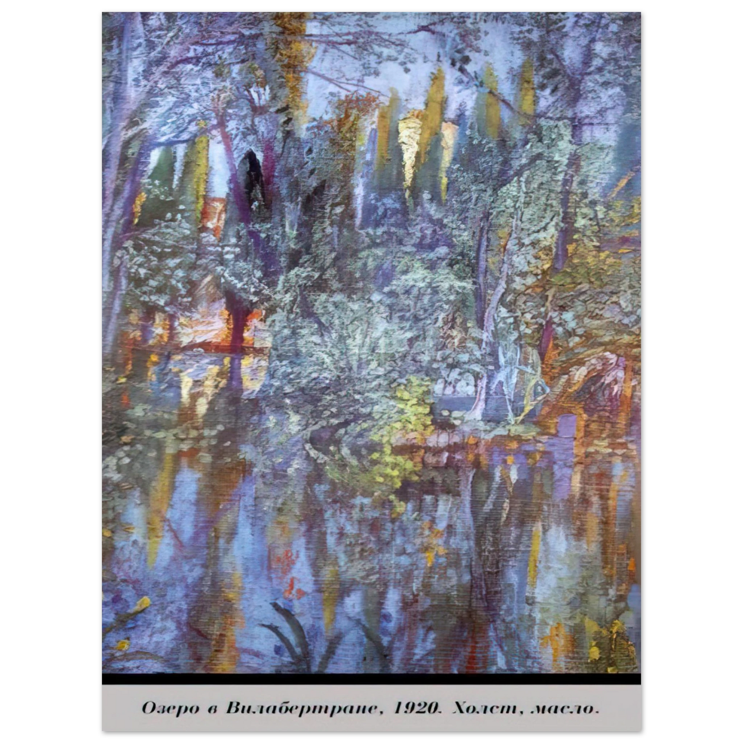 Salvador Dali - THE LAKE AT VILABERTRAN  75x100 cm / 30x40inches Fine Art Poster