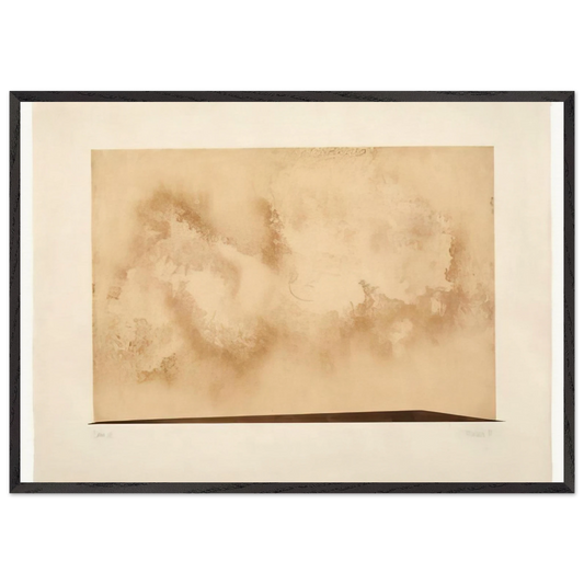 Deka 28 - 1987 - John Cage 70x100 cm / 28x40 inches Framed Art Print – Black Wooden Frame