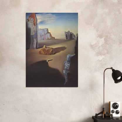 SHADES OF NIGHT DESCENDING - Salvador Dali Brushed Aluminum Print - 70x100 cm / 28x40 inches | Salvador Dali Aluminum Print | Salvador Dali Prints