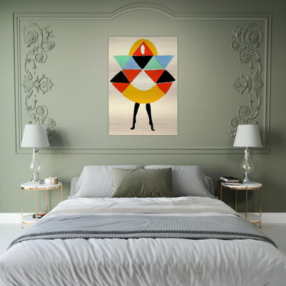 TERK - Sonia Delaunay Brushed Aluminum Print - 70x100 cm / 28x40 inches | Sonia Delaunay Aluminum Print | Sonia Delaunay Prints