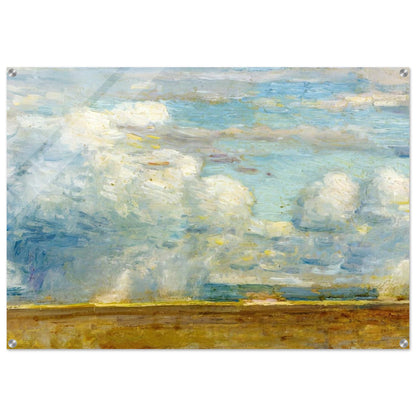 Clouds also known as Rain Clouds over Oregon Desert - Childe Hassam Acrylic Print - 70x100 cm / 28x40″ inches