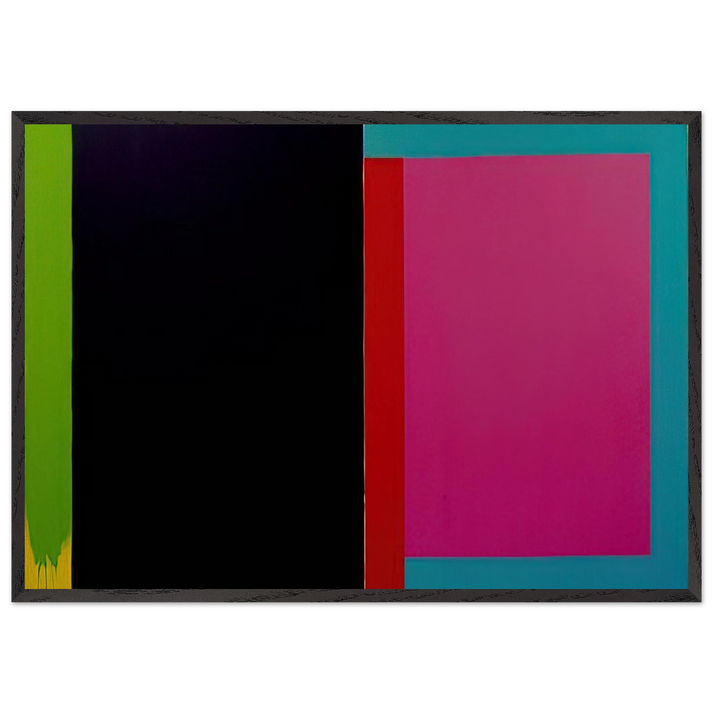 New Mexico - 1985 - Doug Ohlson 70x100 cm / 28x40 inches Framed Art Print – Black Wooden Frame
