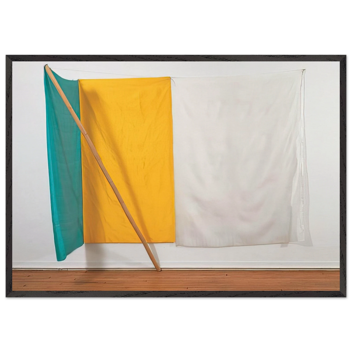 PILOT JAMMER 1975 - Robert Rauschenberg 70x100 cm / 28x40 inches Framed Art Print – Black Wooden Frame