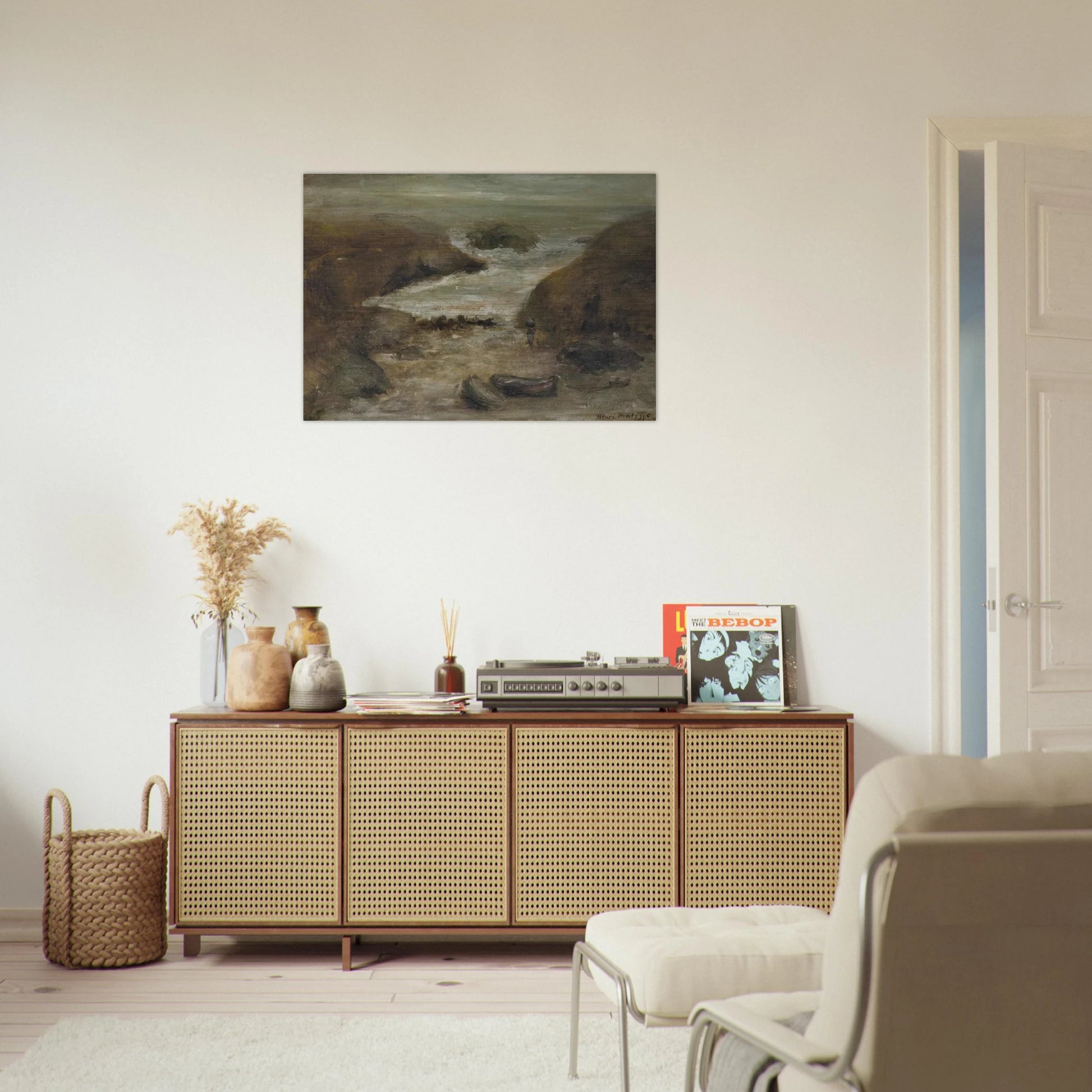 BELLE ILE 1896 1 - Henri Matisse Brushed Aluminum Print - 70x100 cm / 28x40 inches | Henri Matisse Aluminum Print | Henri Matisse Prints