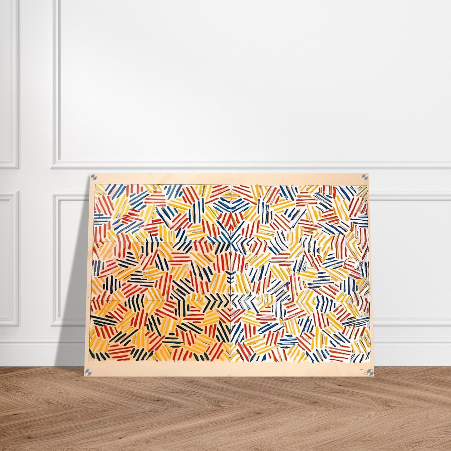 CORPSE AND MIRROR 1969 0 - Jasper Johns Acrylic Print - 70x100 cm / 28x40″ inches