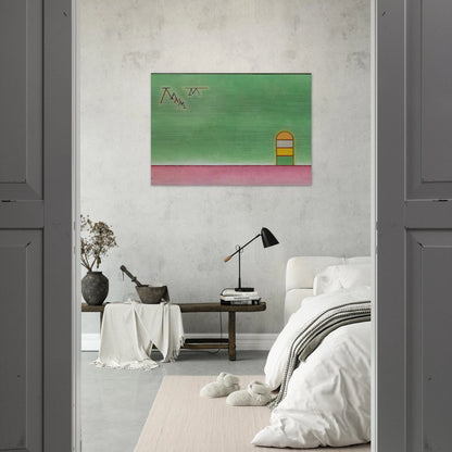 GREEN EMPTYNESS 1930 - Wassily Kandinsky Brushed Aluminum Print - 70x100 cm / 28x40 inches | Wassily Kandinsky Aluminum Print | Wassily Kandinsky Prints