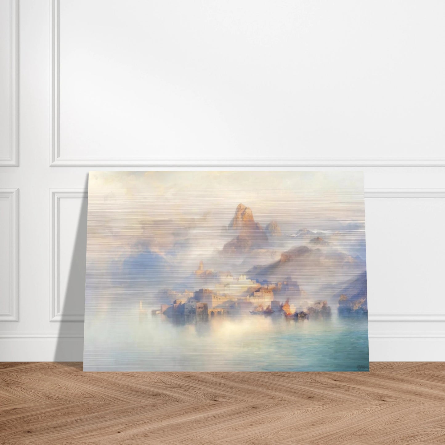 The Dream City - Thomas Moran Brushed Aluminum Print - 70x100 cm / 28x40 inches | Thomas Moran Aluminum Print | Thomas Moran Prints