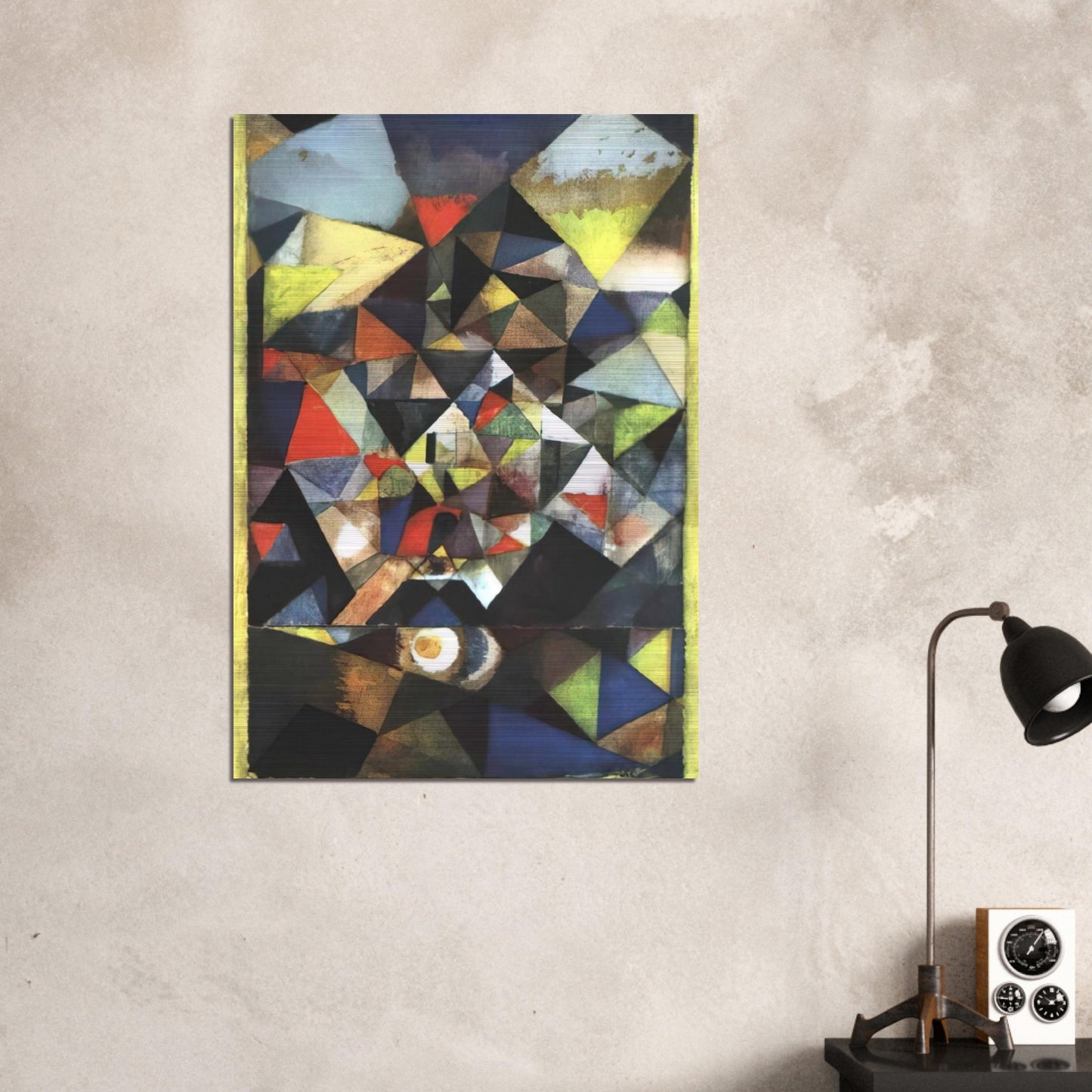 WITH THE EGG 1917 - Paul Klee Brushed Aluminum Print - 70x100 cm / 28x40 inches | Paul Klee Aluminum Print | Paul Klee Prints