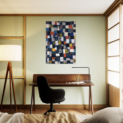 Untitled from Little Image series - Lee Krasner Brushed Aluminum Print - 70x100 cm / 28x40 inches | Lee Krasner Aluminum Print | Lee Krasner Prints
