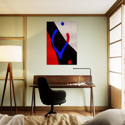 Frond and navel - Jean Arp Brushed Aluminum Print - 70x100 cm / 28x40 inches | Jean Arp Aluminum Print | Jean Arp Prints