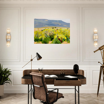Cottonwood III - Georgia O'Keeffe Brushed Aluminum Print - 70x100 cm / 28x40 inches | Georgia O'Keeffe Aluminum Print | Georgia O'Keeffe Prints