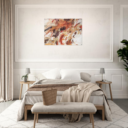 Ferragosto V - Cy Twombly Acrylic Print - 70x100 cm / 28x40″ inches | Cy Twombly Wall Art | Cy Twombly Prints