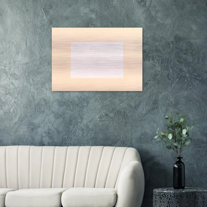 Untitled From Six Aquatints - Robert Ryman Brushed Aluminum Print - 70x100 cm / 28x40 inches | Robert Ryman Aluminum Print | Robert Ryman Prints
