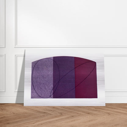 UNTITLED FCPA 1995 - Robert Mangold Brushed Aluminum Print - 70x100 cm / 28x40 inches | Robert Mangold Aluminum Print | Robert Mangold Prints