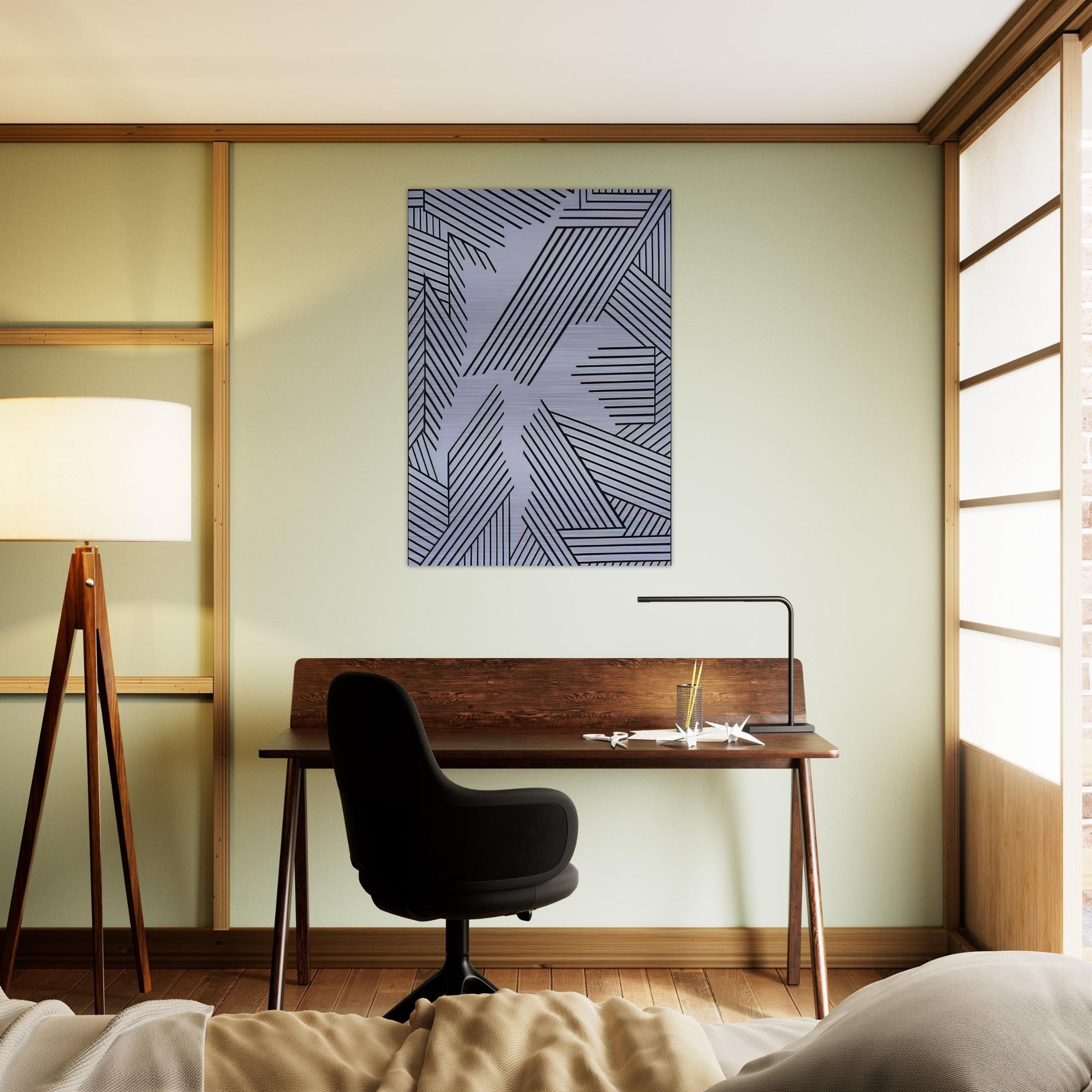 Untitled - 1998 - Nicholas Krushenick Brushed Aluminum Print - 70x100 cm / 28x40 inches | Nicholas Krushenick Aluminum Print | Nicholas Krushenick Prints
