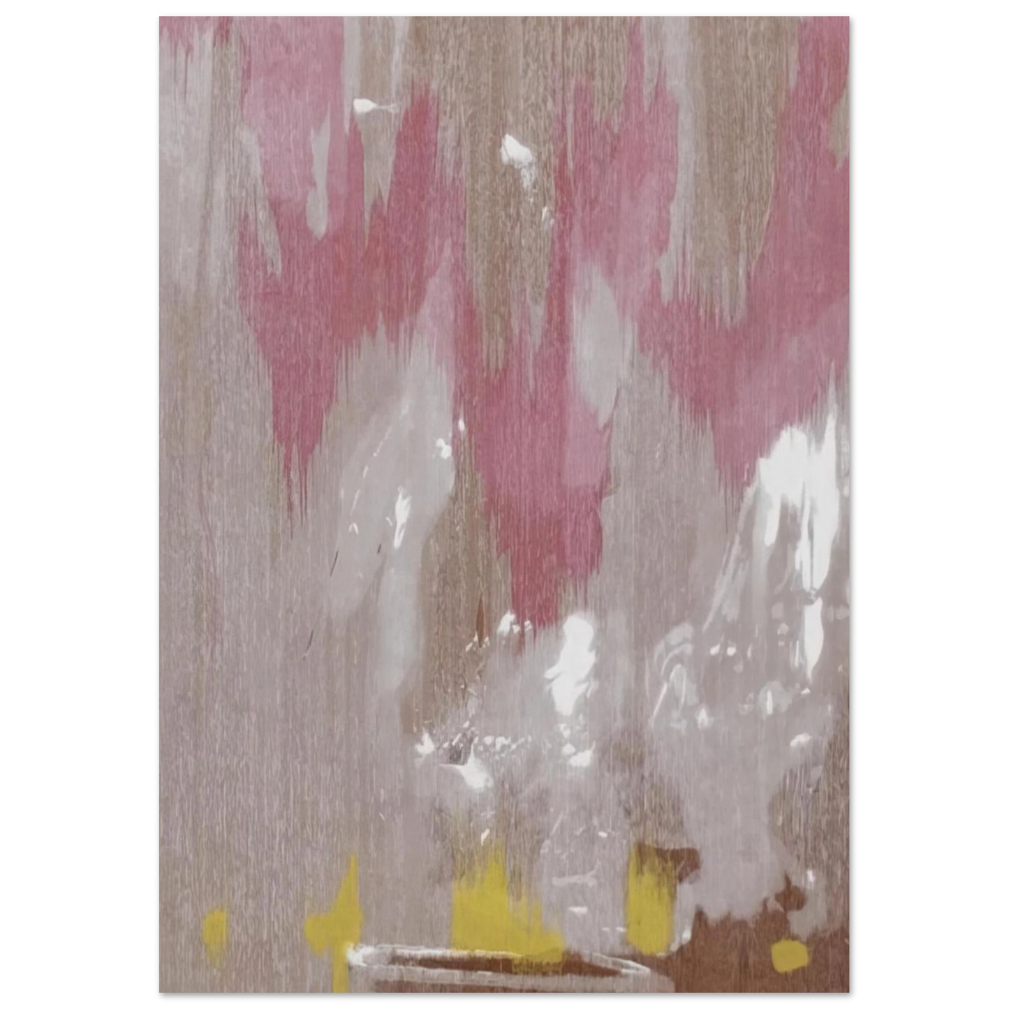 Helen Frankenthaler - Tales of Genji IV - 1998 Wall art - 40x50 cm / 16x20 inches - Premium Wooden Framed Poster With Fine Art Paper-canvas - Black frame