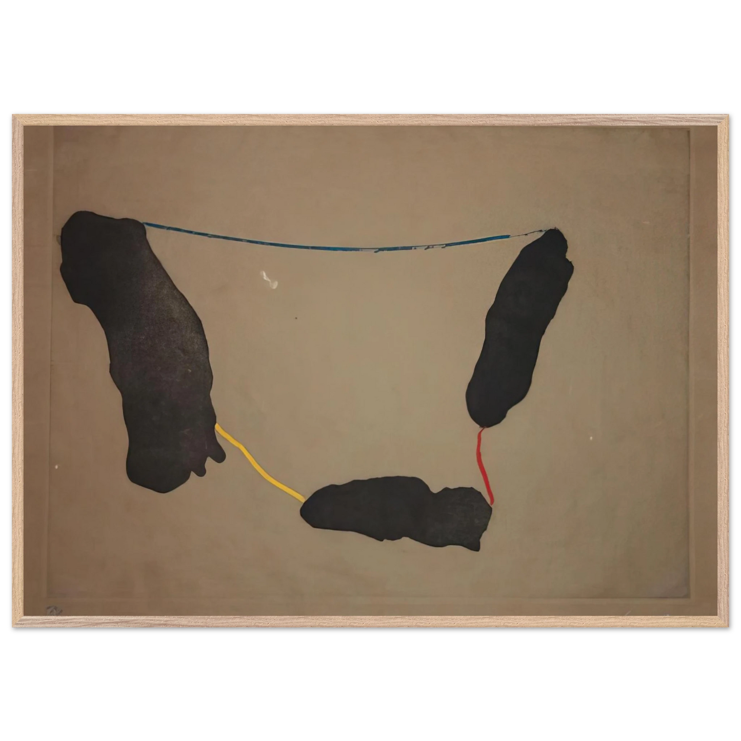 Helen Frankenthaler - Connected By Joy - 1973 Wall art - 45x60 cm / 18x24 inches - Fine Art Poster-canvas - -