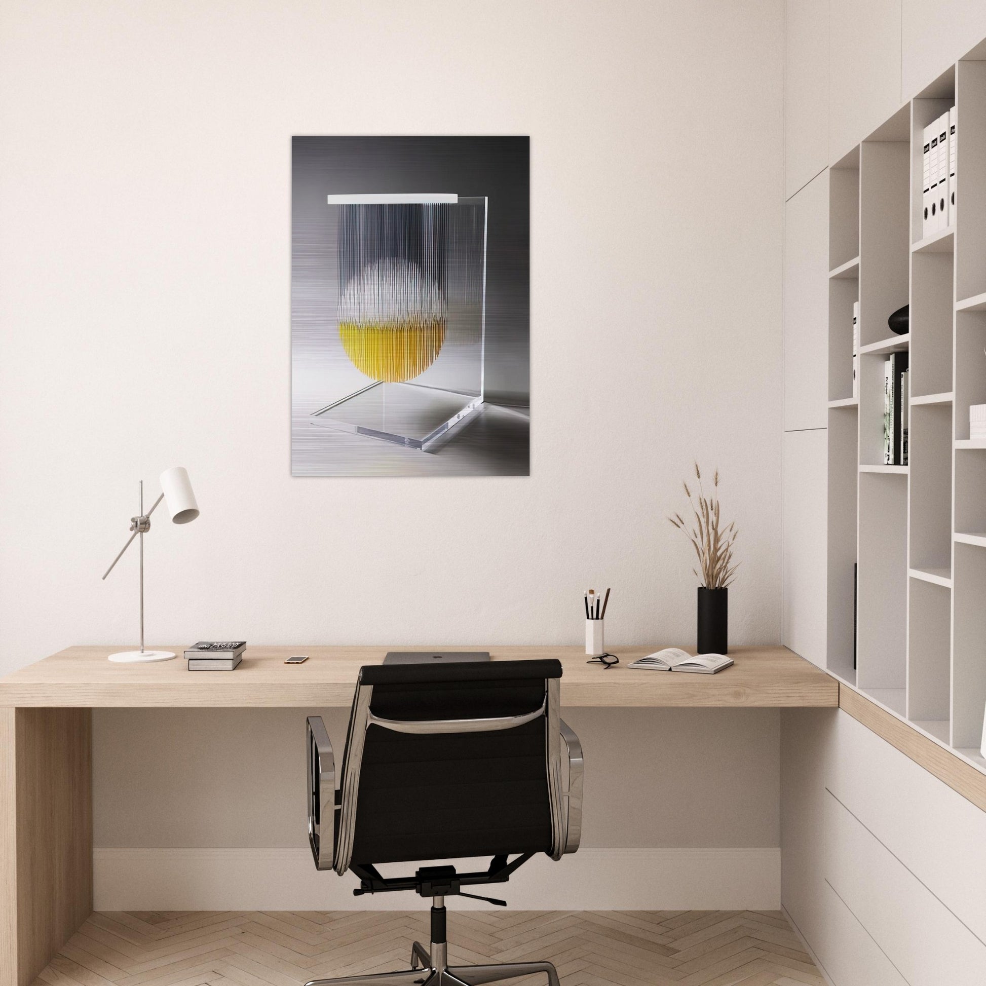 ESFERA THEOSPACIO 1989 - Jesus Rafael Soto Brushed Aluminum Print - 70x100 cm / 28x40 inches | Jesus Rafael Soto Aluminum Print | Jesus Rafael Soto Prints