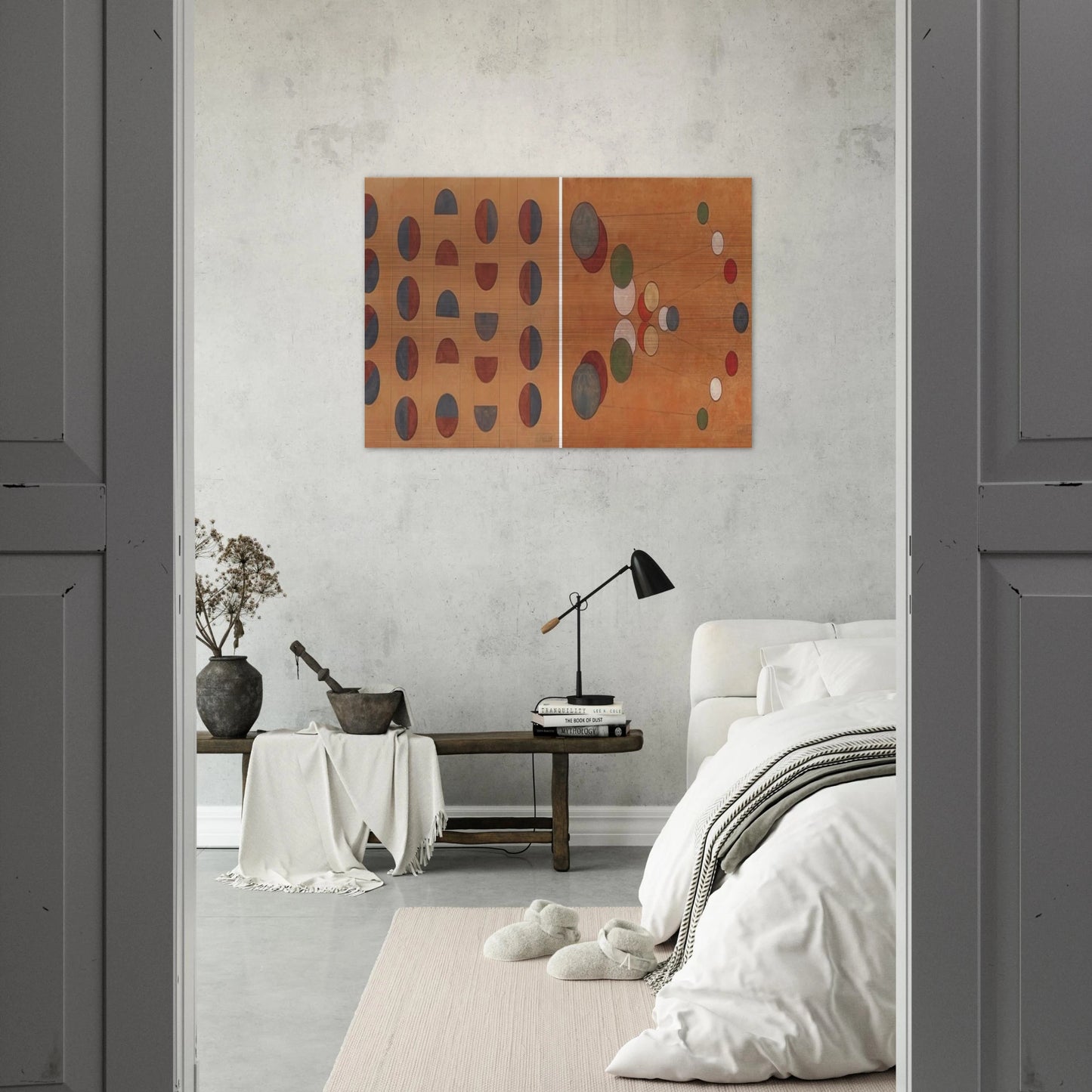Diptych - 1956 1 - Lolo Soldevilla Brushed Aluminum Print - 70x100 cm / 28x40 inches | Lolo Soldevilla Aluminum Print | Lolo Soldevilla Prints