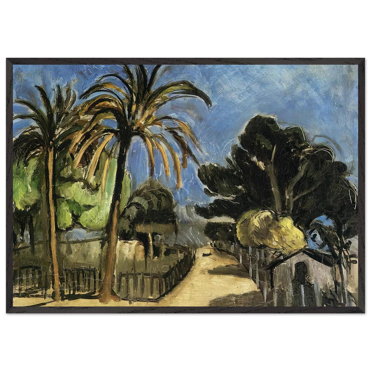 NOT IDENTIFIED 12 N1 - Henri Matisse 70x100 cm / 28x40 inches Framed Art Print – Black Wooden Frame
