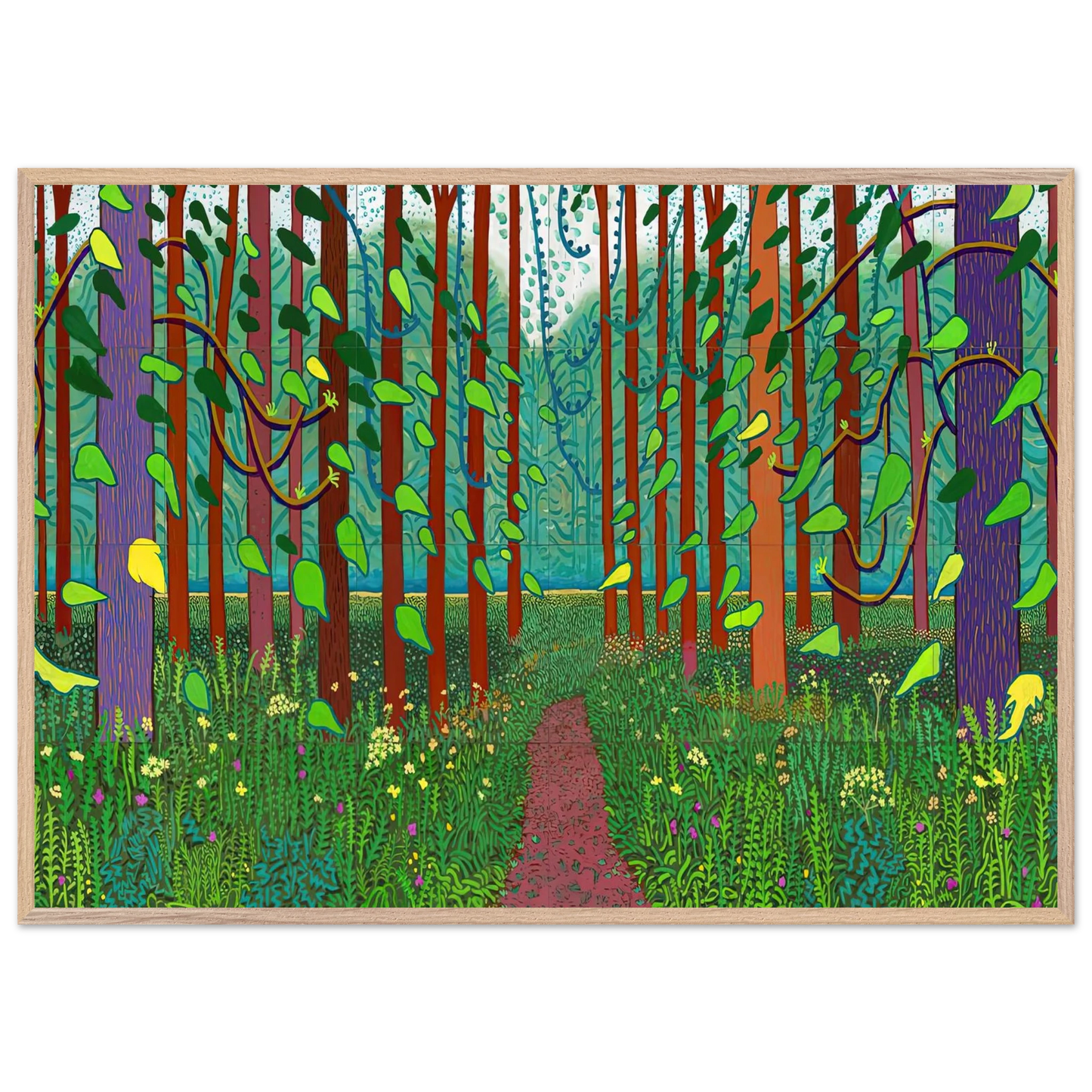 David Hockney - David Hockney Wall art - 45x60 cm / 18x24 inches - Fine Art Poster-canvas - -