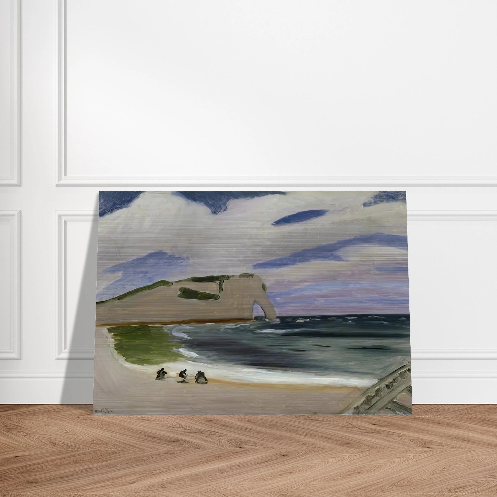 WOMEN ON THE BEACH ETRETAT 1920 - Henri Matisse Brushed Aluminum Print - 70x100 cm / 28x40 inches | Henri Matisse Aluminum Print | Henri Matisse Prints