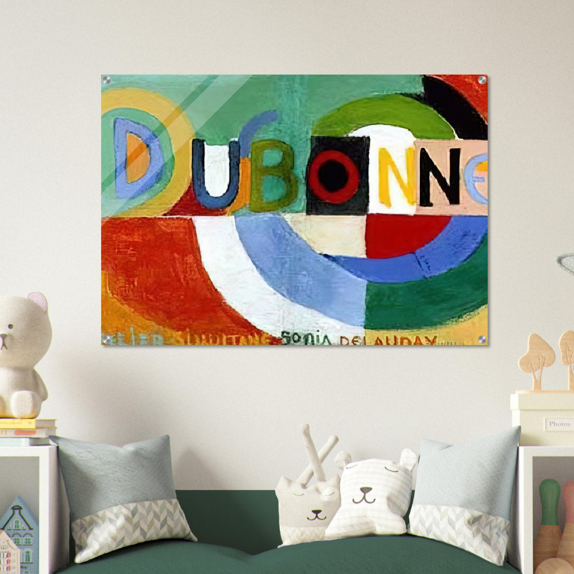 DUBONNET - Sonia Delaunay Acrylic Print - 70x100 cm / 28x40″ inches