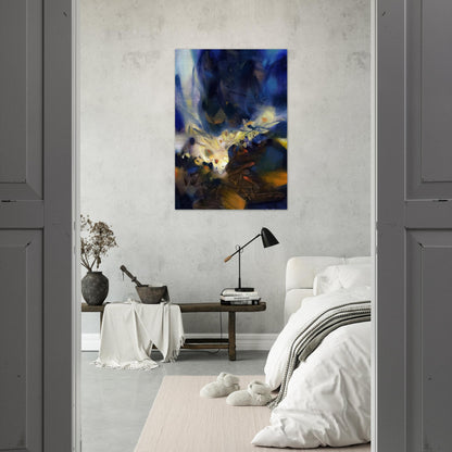 LE SOUFFLE QUI LIBERE LA MATIERE 2006 - Chu teh Chun Brushed Aluminum Print - 70x100 cm / 28x40 inches | Chu teh Chun Aluminum Print | Chu teh Chun Prints