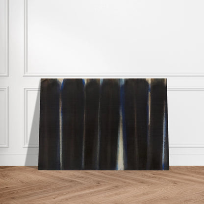 Burnt Umber and Ultramarine - 1973 - Yun Hyong-keun Brushed Aluminum Print - 70x100 cm / 28x40 inches | Yun Hyong-keun Aluminum Print | Yun Hyong-keun Prints