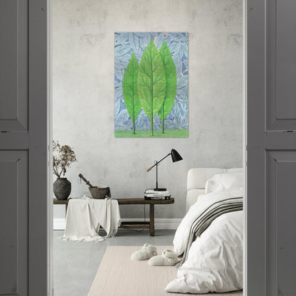 THE GOOD SEASON 1961 - Rene Magritte Brushed Aluminum Print - 70x100 cm / 28x40 inches | Rene Magritte Aluminum Print | Rene Magritte Prints