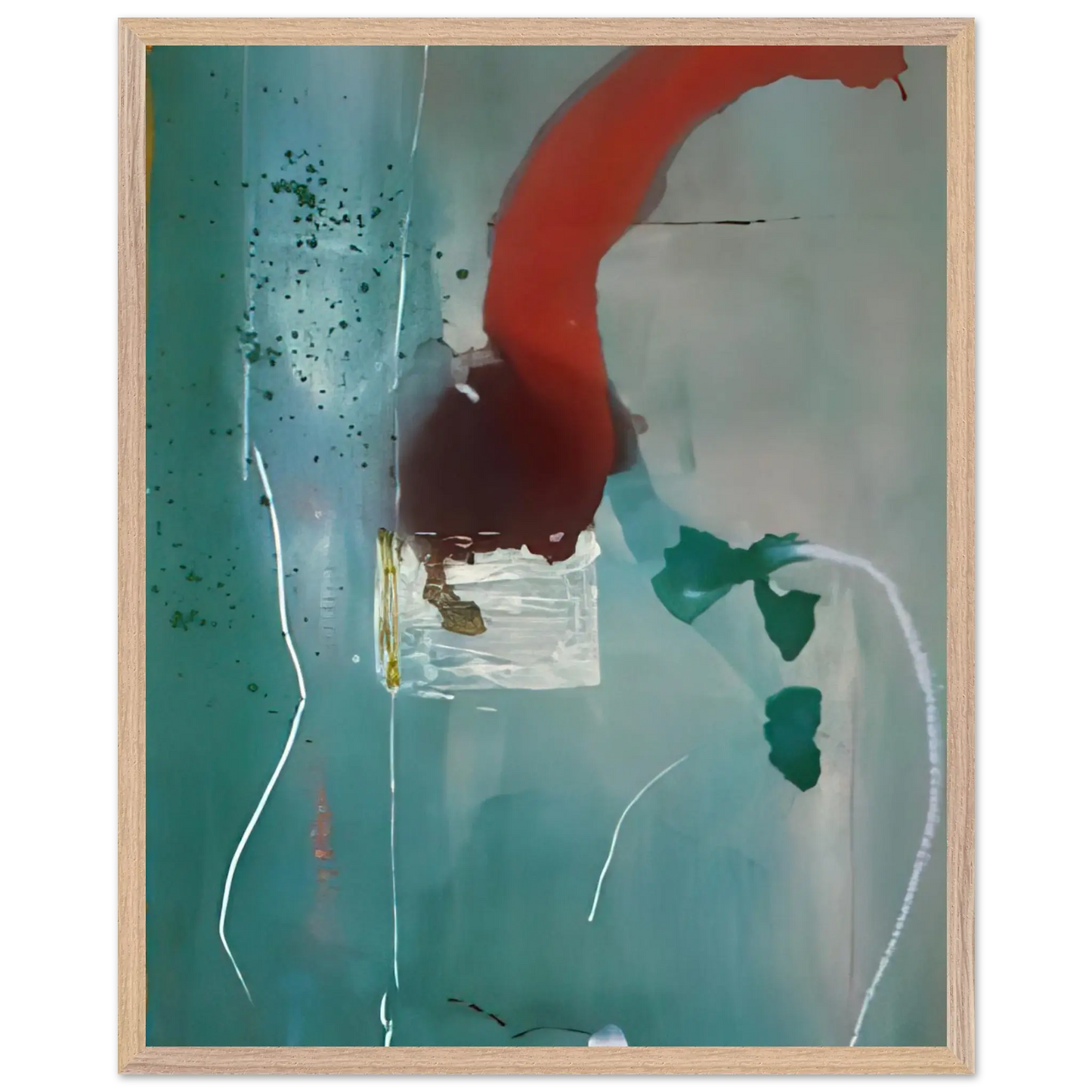 Helen Frankenthaler - Square One - 1985 Wall art - 60x80 cm / 24x32 Inches - Fine Art Poster - -