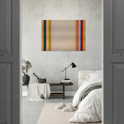 Homage to Matisse - 1960 - Gene Davis Brushed Aluminum Print - 70x100 cm / 28x40 inches | Gene Davis Aluminum Print | Gene Davis Prints