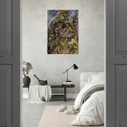 HILL AT CERET 1921 - Chaim Soutine Brushed Aluminum Print - 70x100 cm / 28x40 inches | Chaim Soutine Aluminum Print | Chaim Soutine Prints