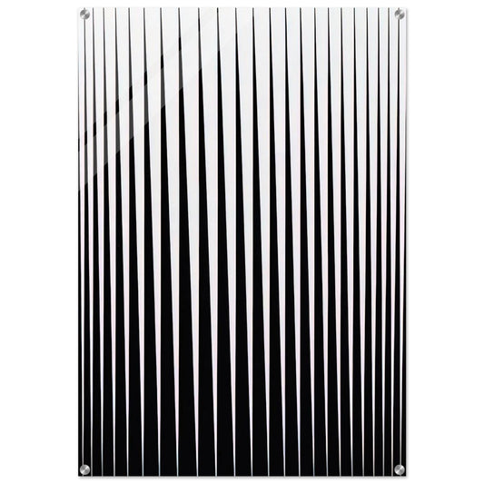 BREATHE 1966 - Bridget Riley Acrylic Print - 70x100 cm / 28x40″ inches