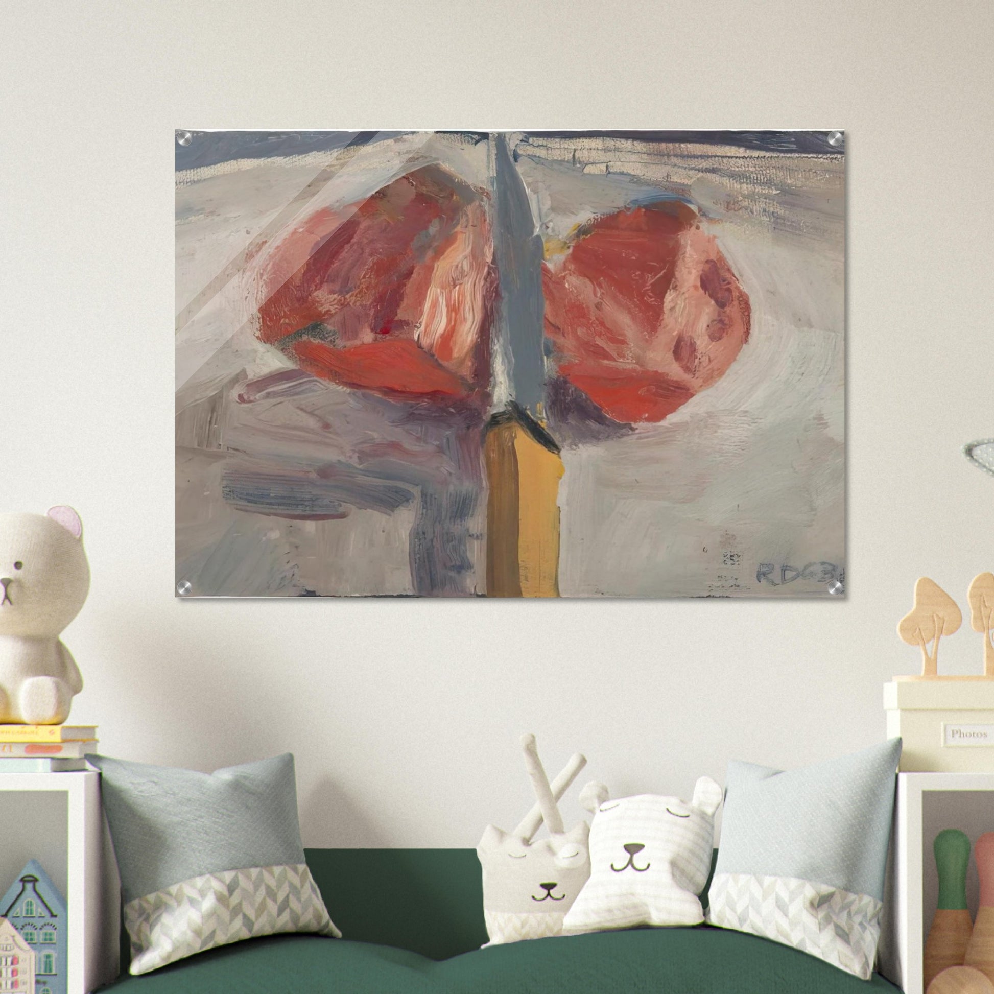 Tomato and Knife - Richard Diebenkorn Acrylic Print - 70x100 cm / 28x40″ inches