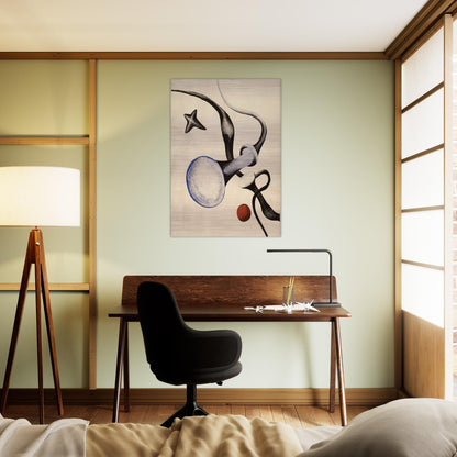 UNTITLED 1932 - Alexander Calder Brushed Aluminum Print - 70x100 cm / 28x40 inches | Alexander Calder Aluminum Print | Alexander Calder Prints