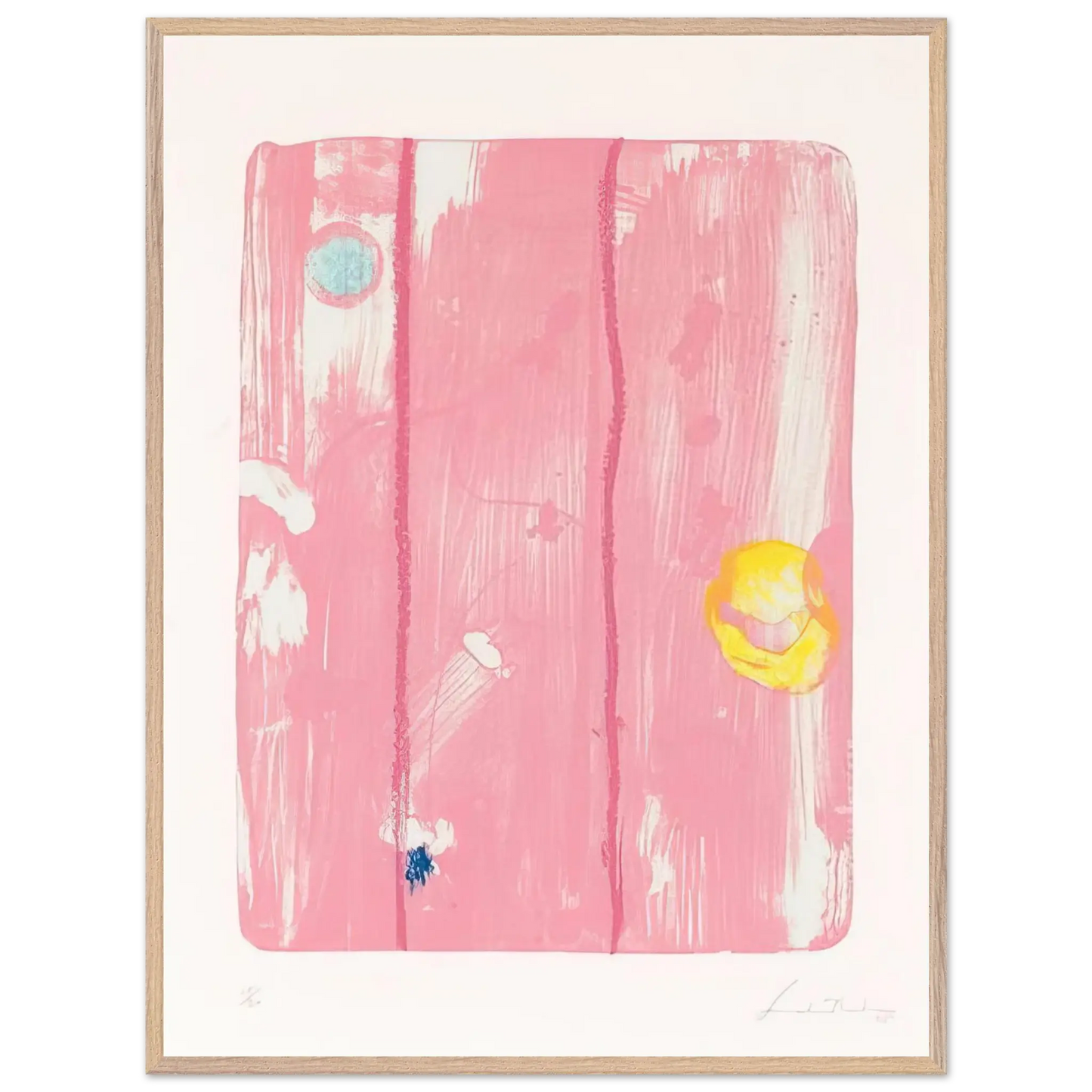 Helen Frankenthaler - Reflections VIII - 1995 Wall art - 30x40 cm / 12x16 Inches - Fine Art Poster - -