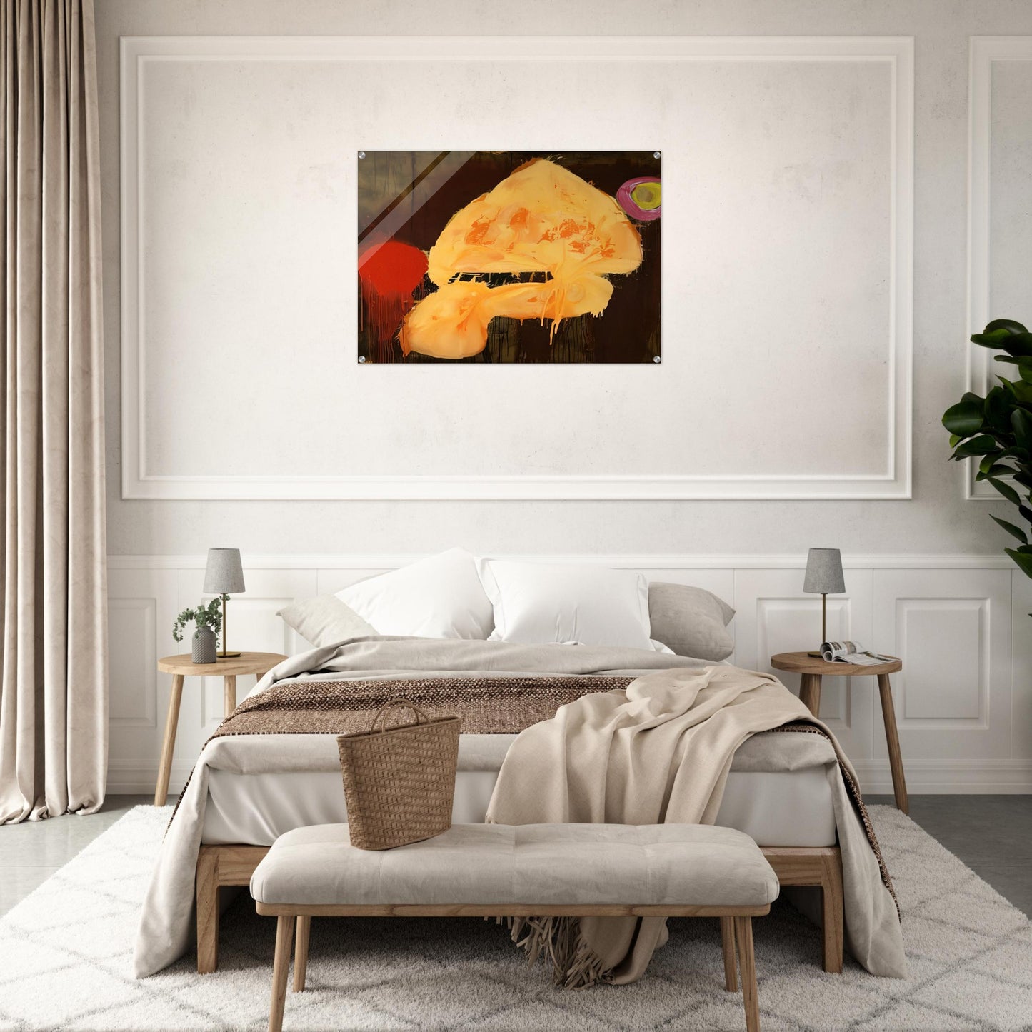 Quas 23.1.86 - 1986 - John Hoyland Acrylic Print - 70x100 cm / 28x40″ inches