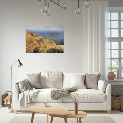 Fisherman's House at Varengeville - claude monet Brushed Aluminum Print - 70x100 cm / 28x40 inches | claude monet Aluminum Print | claude monet Prints