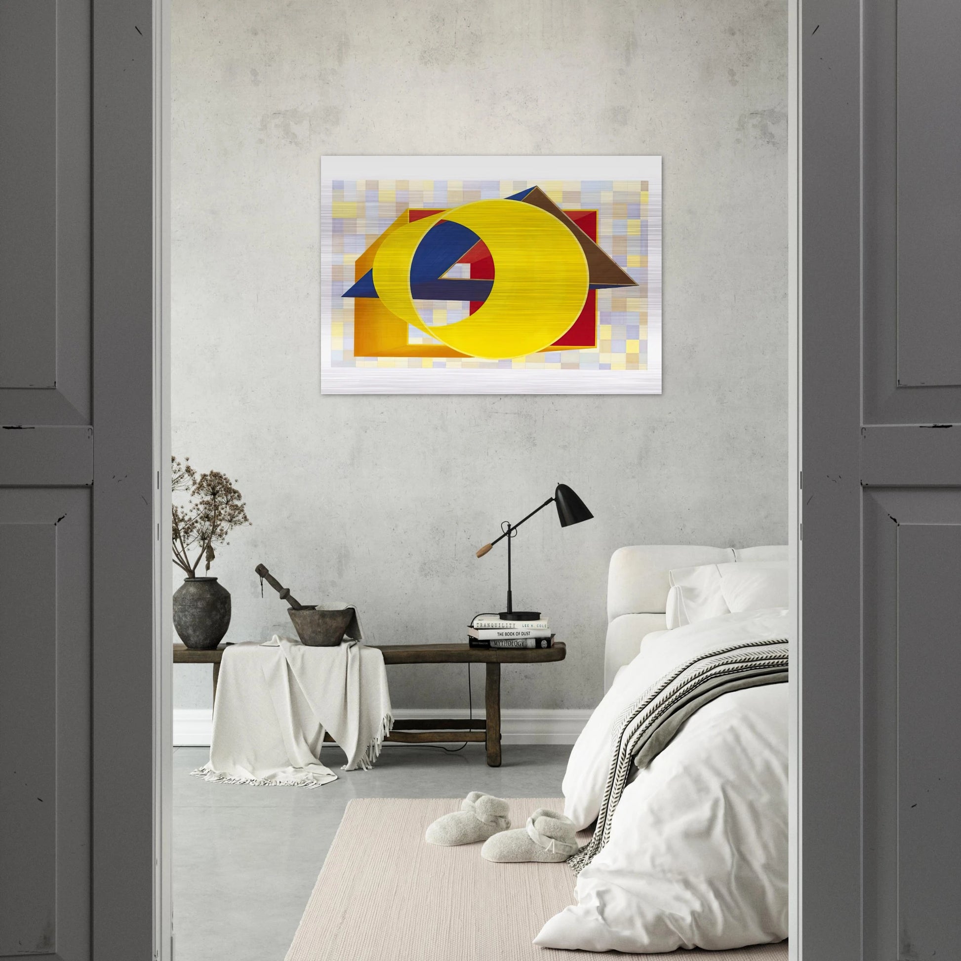 Prime Moments II - Al Held Brushed Aluminum Print - 70x100 cm / 28x40 inches | Al Held Aluminum Print | Al Held Prints