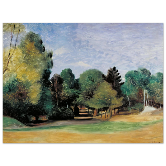 Andre Derain - LANDSCAPE NEAR BARBIZON 1922  75x100 cm / 30x40inches Fine Art Poster