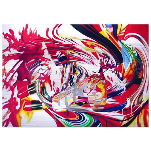Women's Intuition, after Aspen - James Rosenquist Brushed Aluminum Print - 70x100 cm / 28x40 inches | James Rosenquist Aluminum Print | James Rosenquist Prints