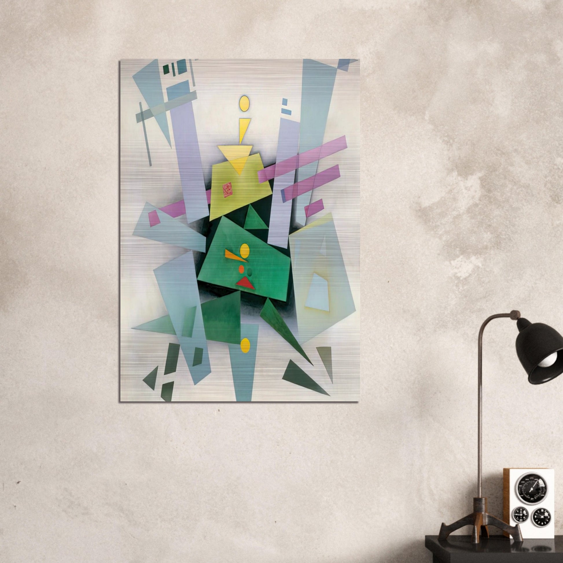 INVENTION COMPOSITION 31 1933 - Rudolf Bauer Brushed Aluminum Print - 70x100 cm / 28x40 inches | Rudolf Bauer Aluminum Print | Rudolf Bauer Prints