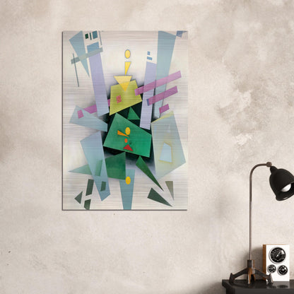 INVENTION COMPOSITION 31 1933 - Rudolf Bauer Brushed Aluminum Print - 70x100 cm / 28x40 inches | Rudolf Bauer Aluminum Print | Rudolf Bauer Prints