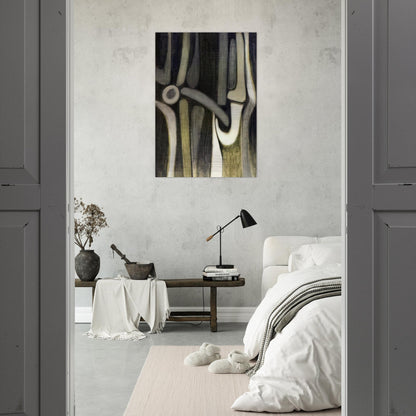 December - 2005 United States - Will Barnet Brushed Aluminum Print - 70x100 cm / 28x40 inches | Will Barnet Aluminum Print | Will Barnet Prints