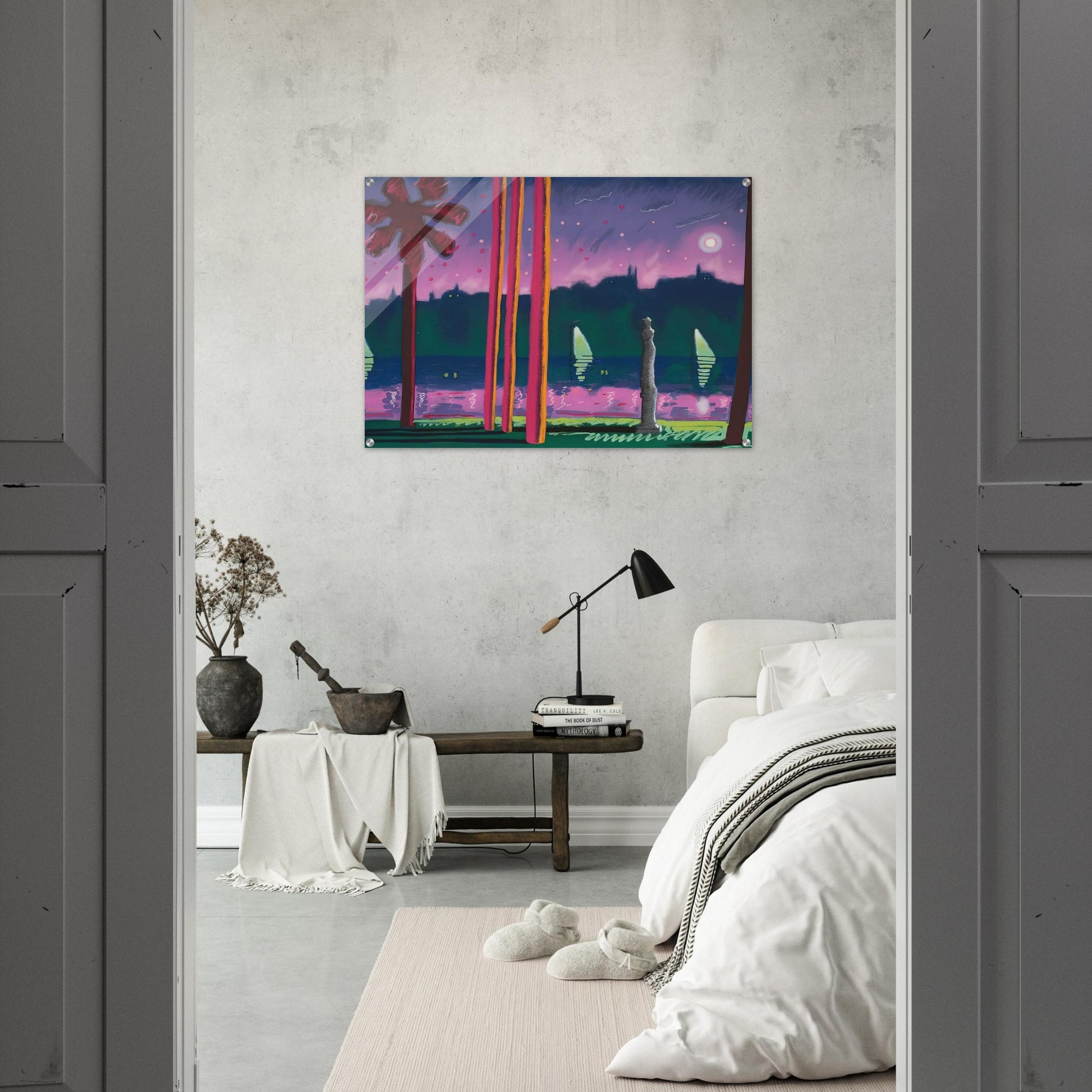 Suave Como La Noche - 1982 - Carlos Almaraz Acrylic Print - 70x100 cm / 28x40″ inches