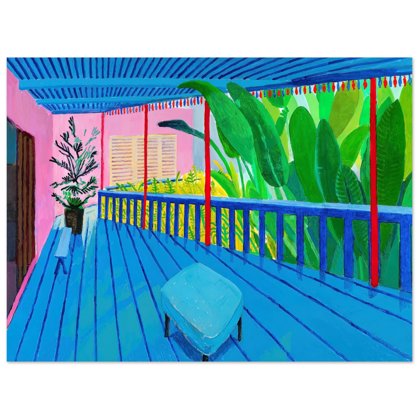 David Hockney - David Hockney Wall art - 50x50 cm / 20x20 inches - Fine Art Poster-canvas - -